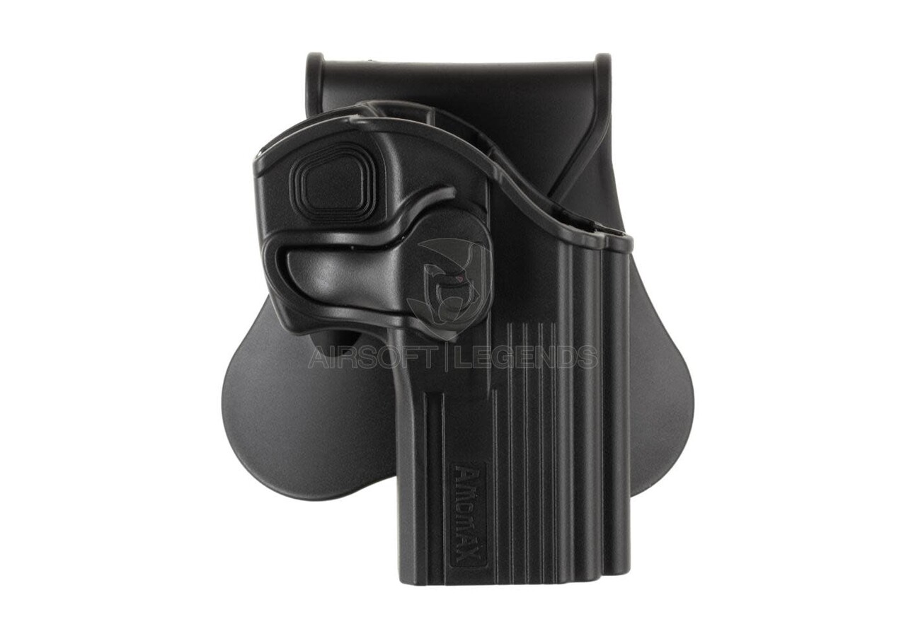 Amomax Paddle Holster for CZ 75D Compact Right Handed Black