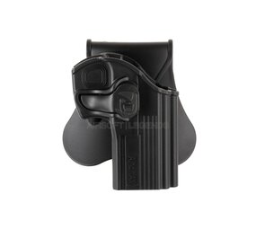 Amomax Paddle Holster for CZ 75D Compact Right Handed Black