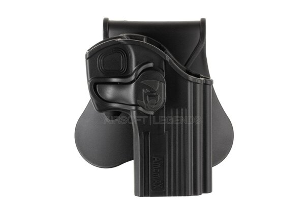 Amomax Paddle Holster for CZ 75D Compact Right Handed Black