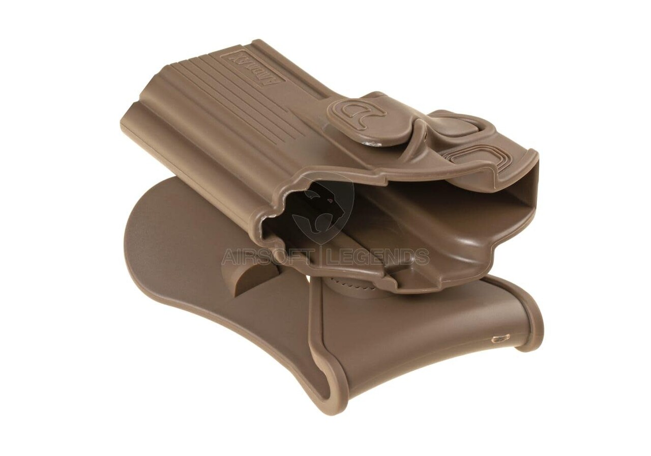 Amomax Paddle Holster for CZ 75D Compact Right Handed Dark Earth