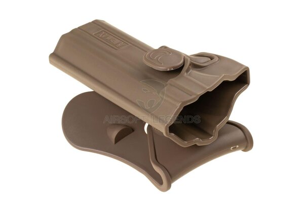 Amomax Paddle Holster for CZ 75 SP-01 Right Handed Dark Earth Amomax Paddle Holster for CZ 75 SP-01 Right Handed Dark Earth