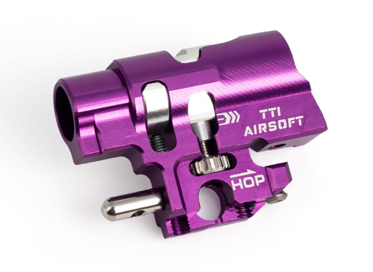 TTi Airsoft CNC TDC Hop-Up Chamber for Hi-Capa Purple TTi Airsoft CNC TDC Hop-Up Chamber for Hi-Capa Purple