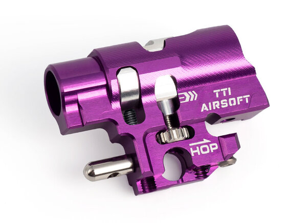 TTi Airsoft CNC TDC Hop-Up Chamber for Hi-Capa Purple TTi Airsoft CNC TDC Hop-Up Chamber for Hi-Capa Purple