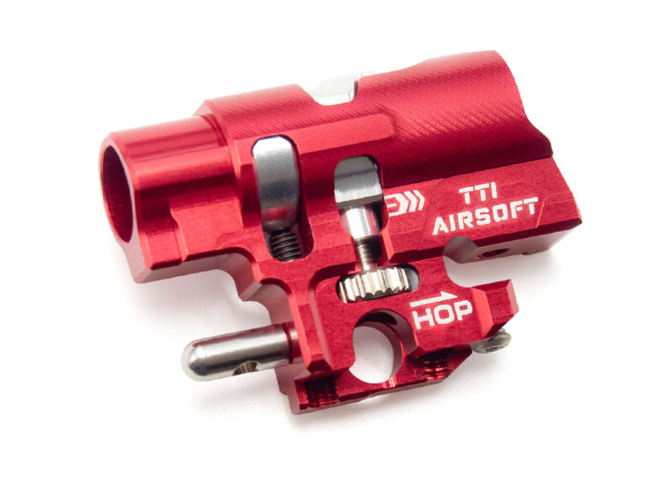 TTi Airsoft CNC TDC Hop-Up Chamber for Hi-Capa Red TTi Airsoft CNC TDC Hop-Up Chamber for Hi-Capa Red