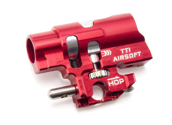 TTi Airsoft CNC TDC Hop-Up Chamber for Hi-Capa Red TTi Airsoft CNC TDC Hop-Up Chamber for Hi-Capa Red