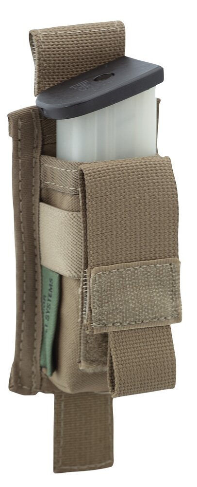 Warrior Assault Systems Single 9mm Pistol Pouch Coyote