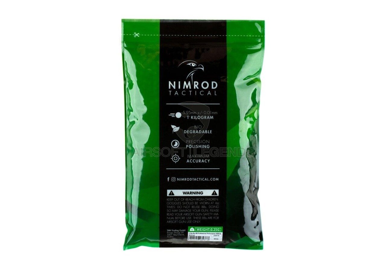 Nimrod 0.25gr Bio BB Professional Performance 4000rds