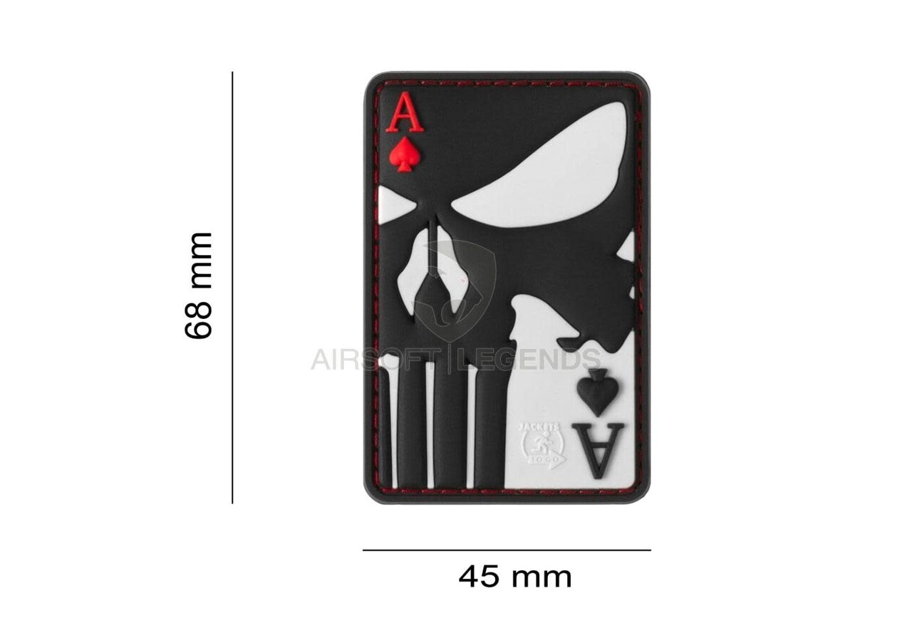 JTG Punisher Ace of Spades Rubber Patch