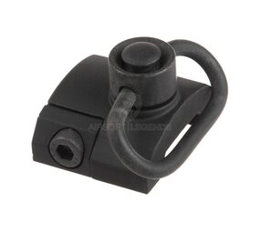 Metal GS Type QD Sling Swivel Rail Mount Black