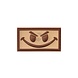 JTG Evil Smiley Rubber Patch Coyote JTG Evil Smiley Rubber Patch Coyote