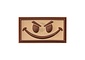Evil Smiley Rubber Patch Coyote