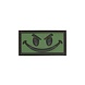 JTG Evil Smiley Rubber Patch OD Green JTG Evil Smiley Rubber Patch OD Green