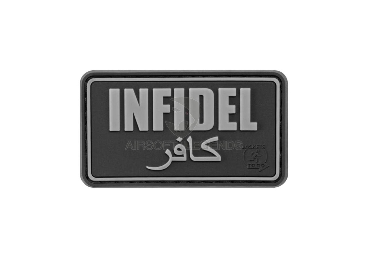 JTG Infidel Rubber Patch Black JTG Infidel Rubber Patch Black
