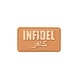 JTG Infidel Rubber Patch Coyote JTG Infidel Rubber Patch Coyote
