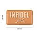 JTG Infidel Rubber Patch Coyote JTG Infidel Rubber Patch Coyote