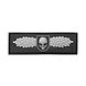 JTG Winged Skull Rubber Patch Black JTG Winged Skull Rubber Patch Black