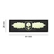 JTG Winged Skull Rubber Patch Glow in the Dark JTG Winged Skull Rubber Patch Glow in the Dark