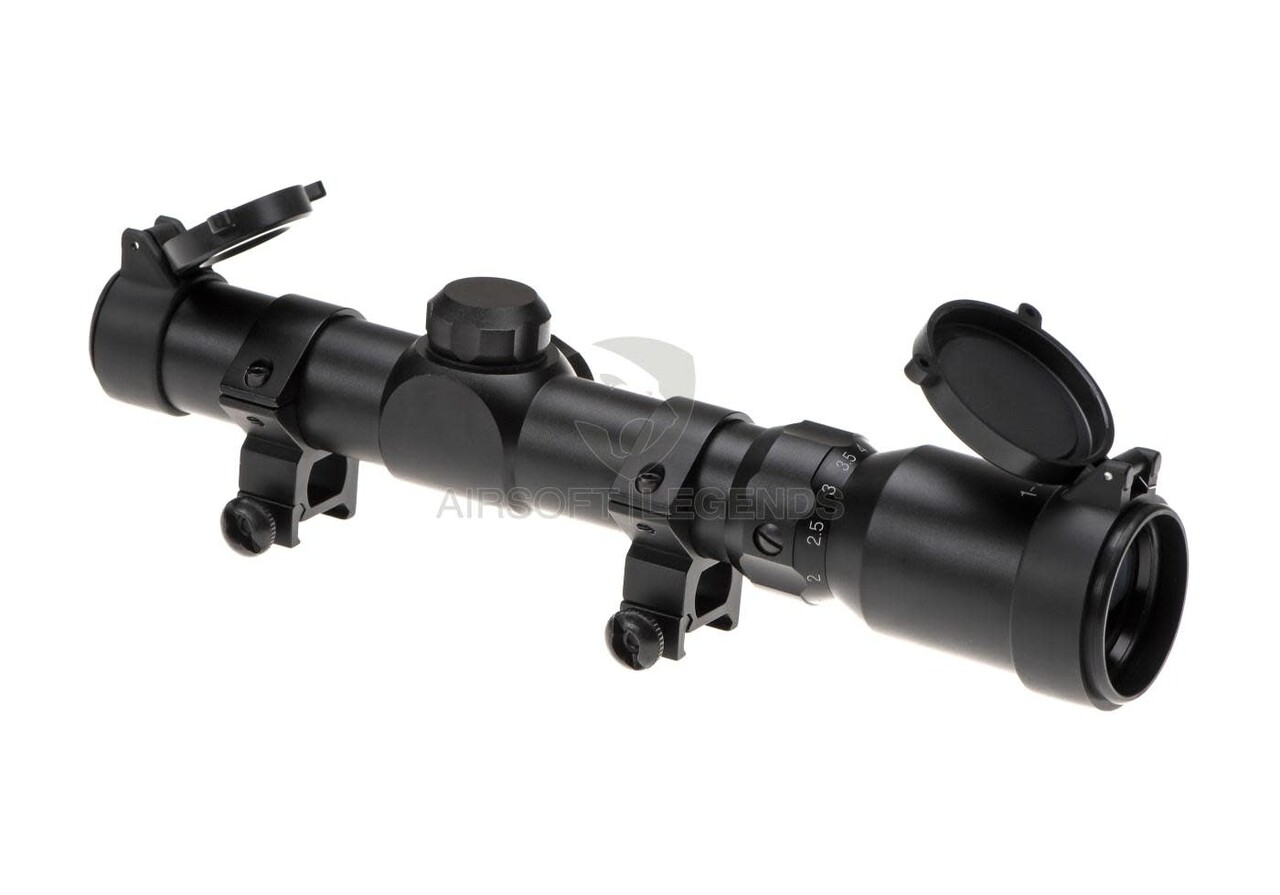 Aim-O 1-4x24 Tactical Scope Black Aim-O 1-4x24 Tactical Scope Black
