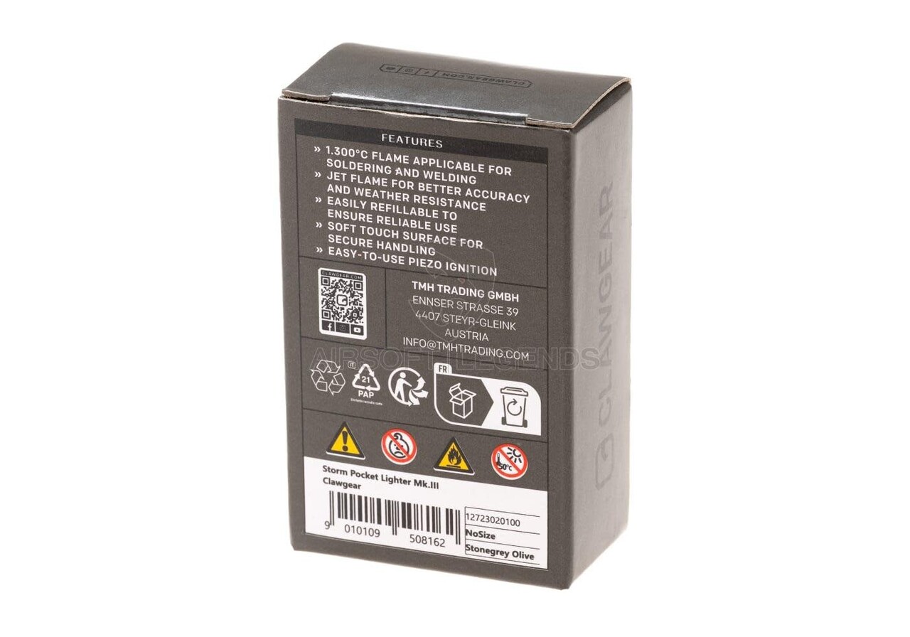 Clawgear Storm Pocket Lighter Mk.III RAL7013 Clawgear Storm Pocket Lighter Mk.III RAL7013