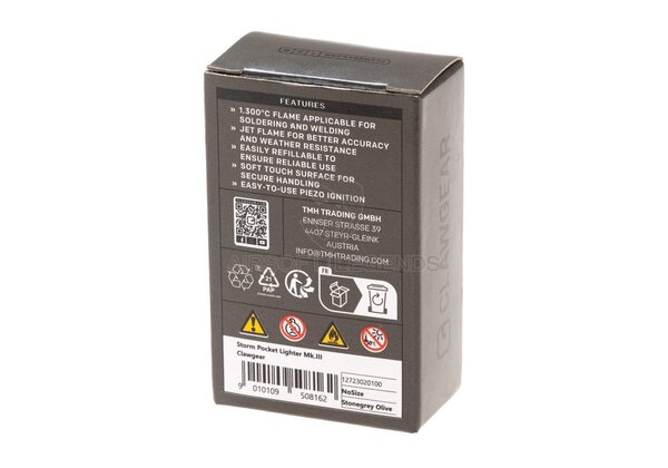 Clawgear Storm Pocket Lighter Mk.III RAL7013 Clawgear Storm Pocket Lighter Mk.III RAL7013