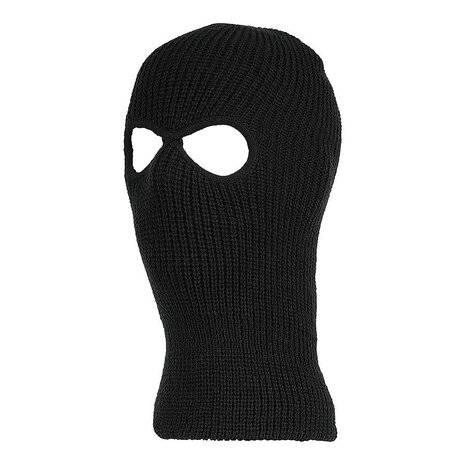 Fostex 2 Hole Balaclava Black