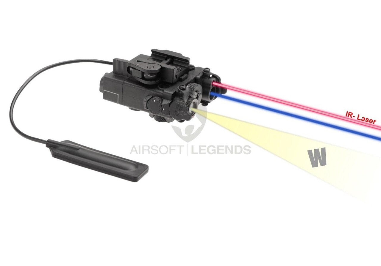 WADSN DBAL-A2 Illuminator / Laser Module Blue + IR Black