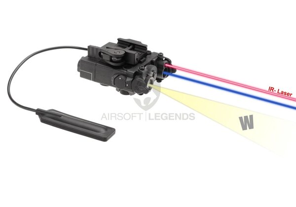 WADSN DBAL-A2 Illuminator / Laser Module Blue + IR Black