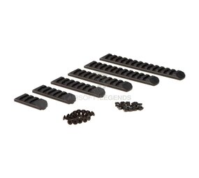MP Rail Set 6-pack for Keymod & M-LOK Black MP Rail Set 6-pack for Keymod & M-LOK Black