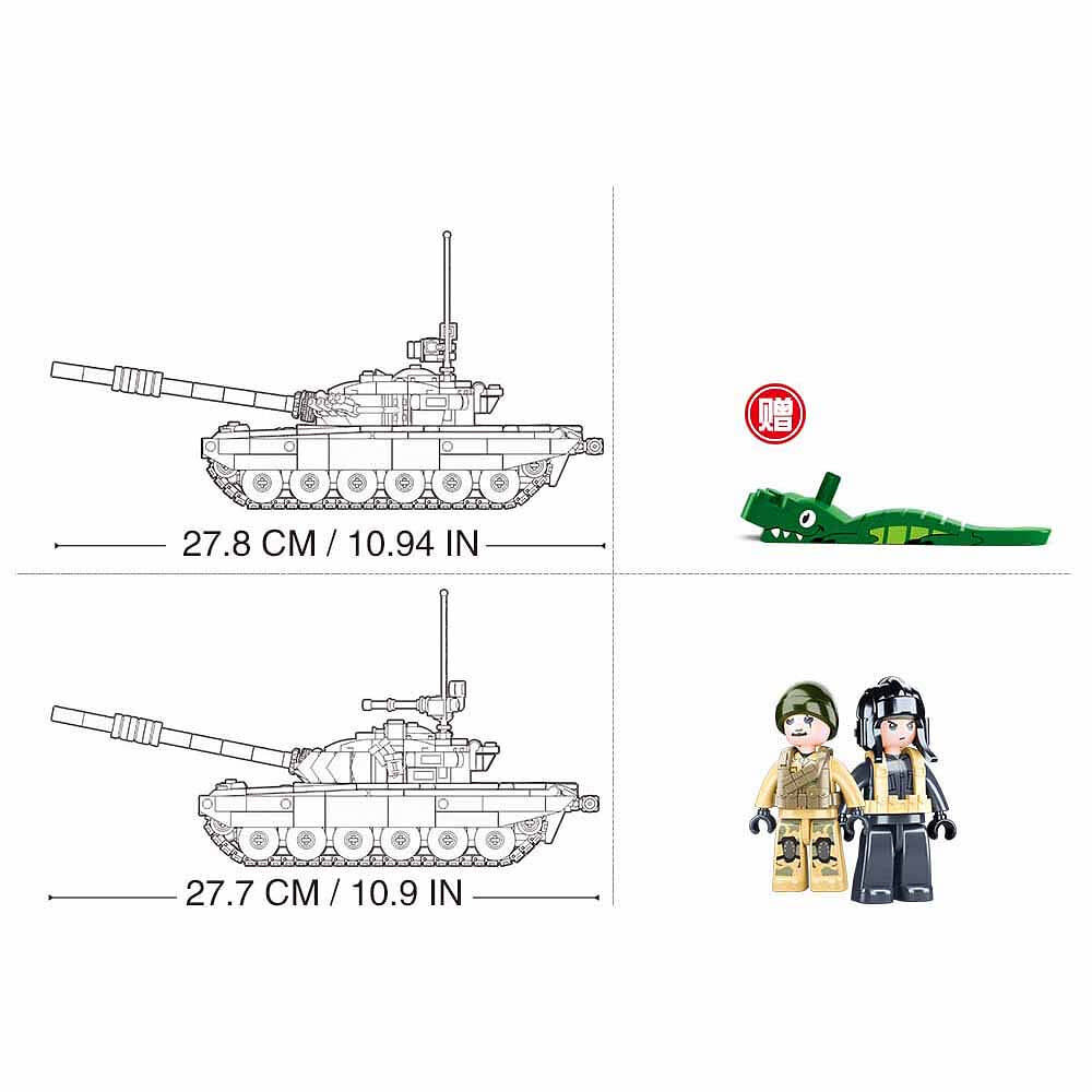 Sluban STRV103 Main Battle Tank M38-B1011 Sluban STRV103 Main Battle Tank M38-B1011