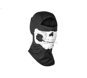 Invader Gear MPS Death Head Balaclava Black