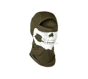 Invader Gear MPS Death Head Balaclava OD Green