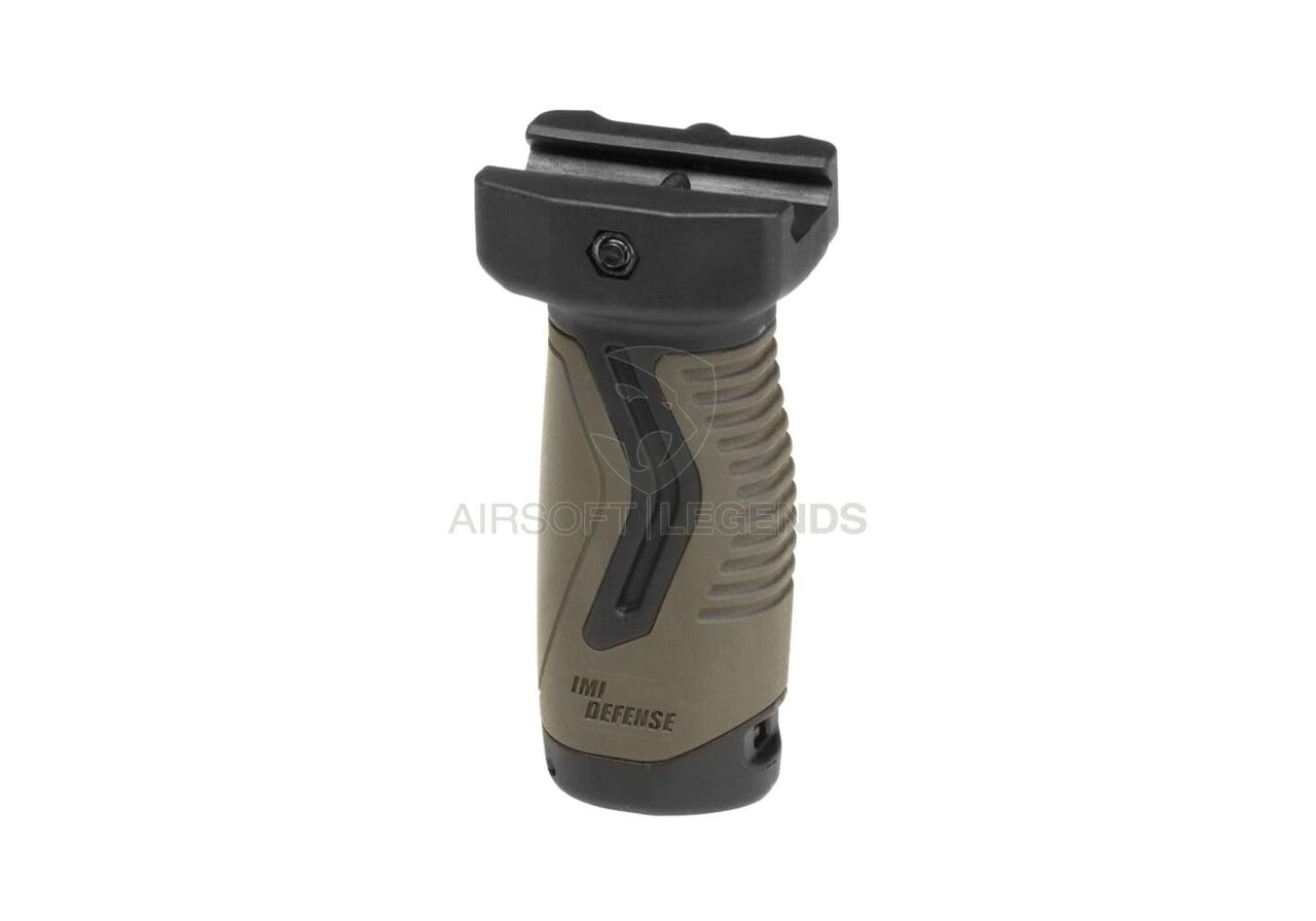 IMI Defense OVG Overmolding Vertical Grip Black / OD Green
