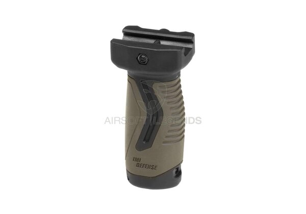 IMI Defense OVG Overmolding Vertical Grip Black / OD Green