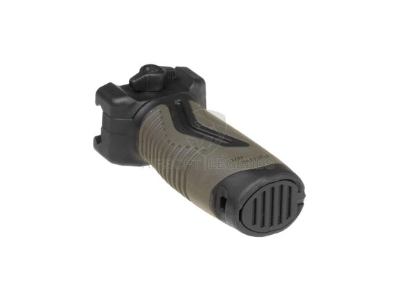 IMI Defense OVG Overmolding Vertical Grip Black / OD Green