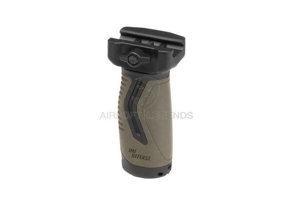 IMI Defense OVG Overmolding Vertical Grip Black / OD Green