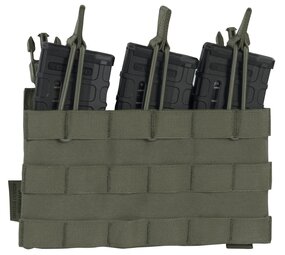 Warrior Assault Systems Triple Open Mag Pouch Ranger Green