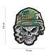 101Inc. Vietnam Ace 3D Rubber Skull Patch