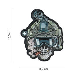 101Inc. Operator 3D Rubber Skull Patch