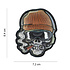 Beanie Warrior 3D Rubber Skull Patch