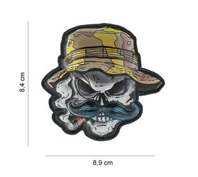 101Inc. Bush Ranger 3D Rubber Skull Patch