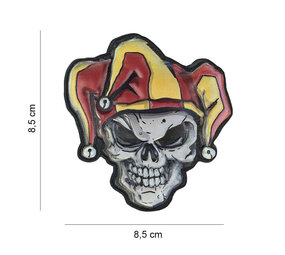 101Inc. The Joker 3D Rubber Skull Patch