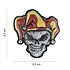 The Joker 3D Rubber Skull Patch