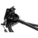 RokStad 9 Inch Swivel Spring Retractable Bipod Black
