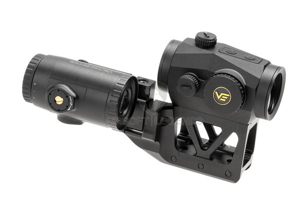 Vector Optics Scrapper 1x29 RDS with Paragon 3x Magnifier and One Piece Mount Black