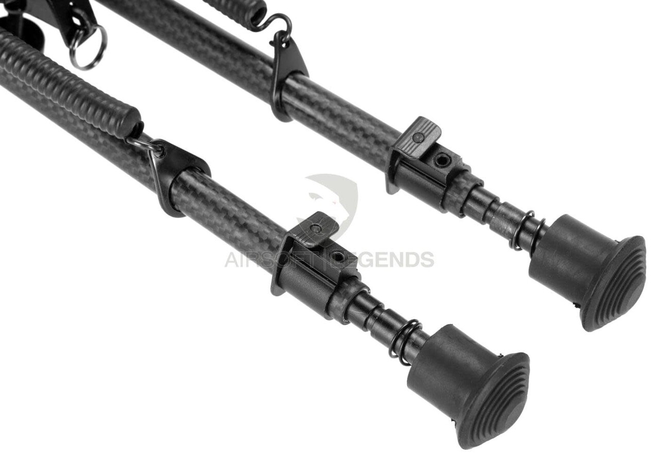 RokStad Carbon Fiber 9-13.5 Inch Retractable Bipod Black RokStad Carbon Fiber 9-13.5 Inch Retractable Bipod Black