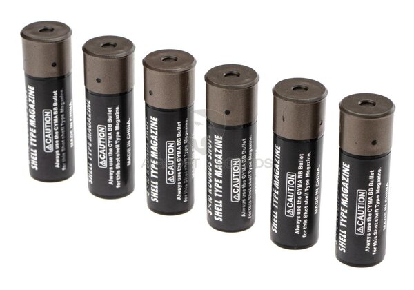 Cyma Shells CM350 30rds 6-pack Black Cyma Shells CM350 30rds 6-pack Black