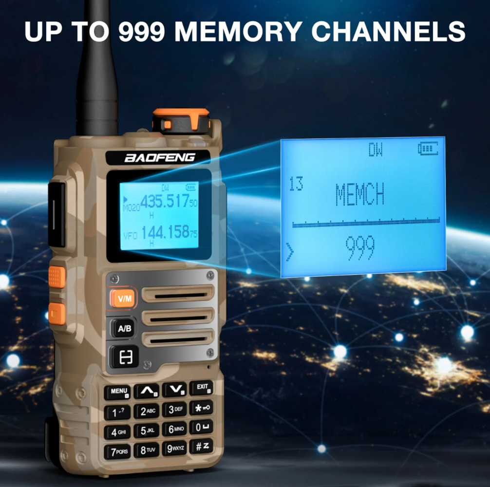 Baofeng K63 Tri-Band Portofoon Desert Camo