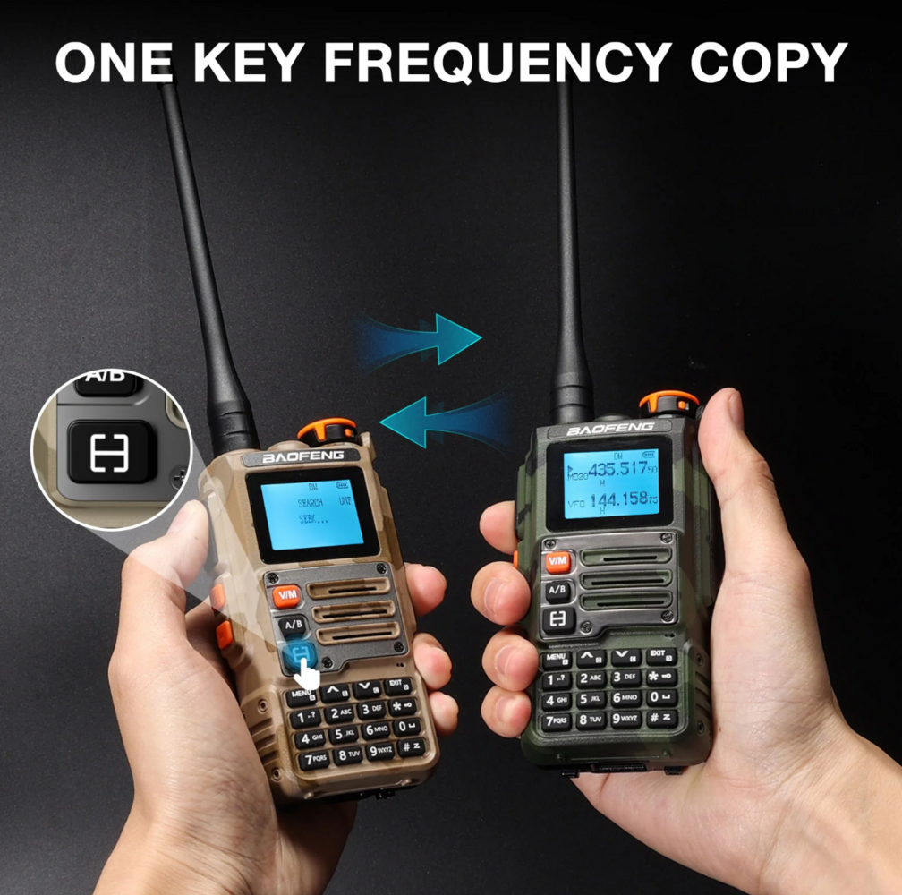 Baofeng K63 Tri-Band Portofoon Desert Camo