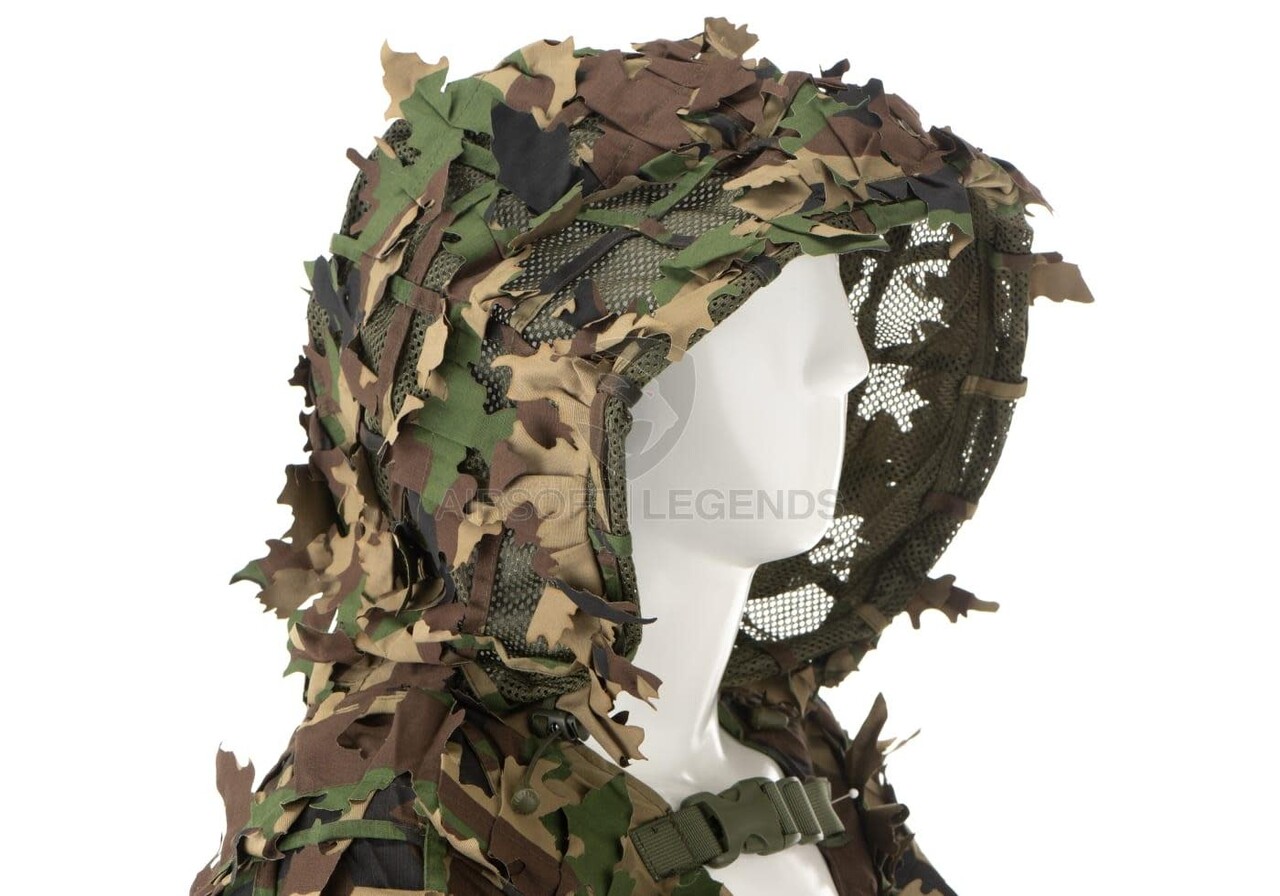 Invader Gear Ghillie Base Leaf Woodland Invader Gear Ghillie Base Leaf Woodland