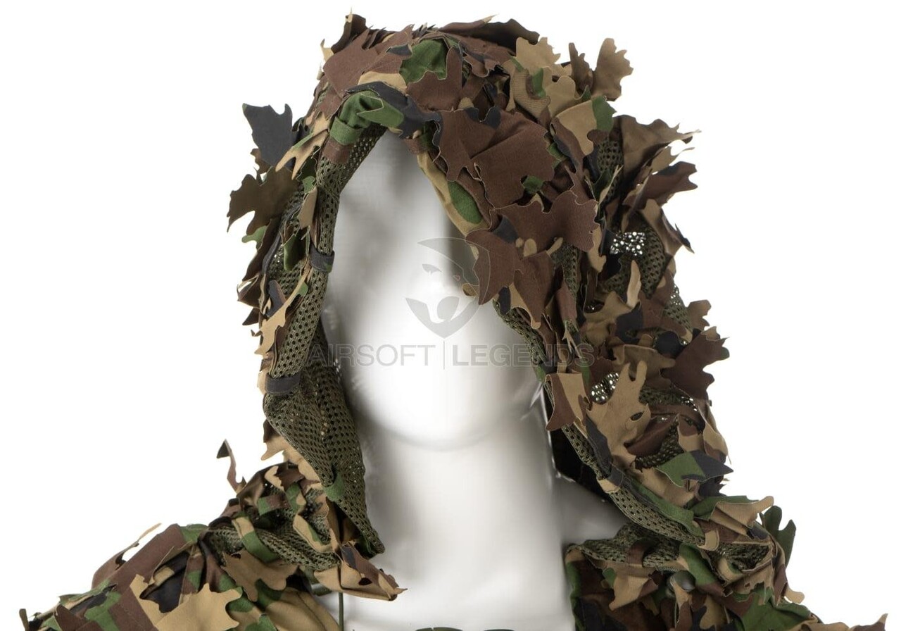 Invader Gear Ghillie Base Leaf Woodland Invader Gear Ghillie Base Leaf Woodland